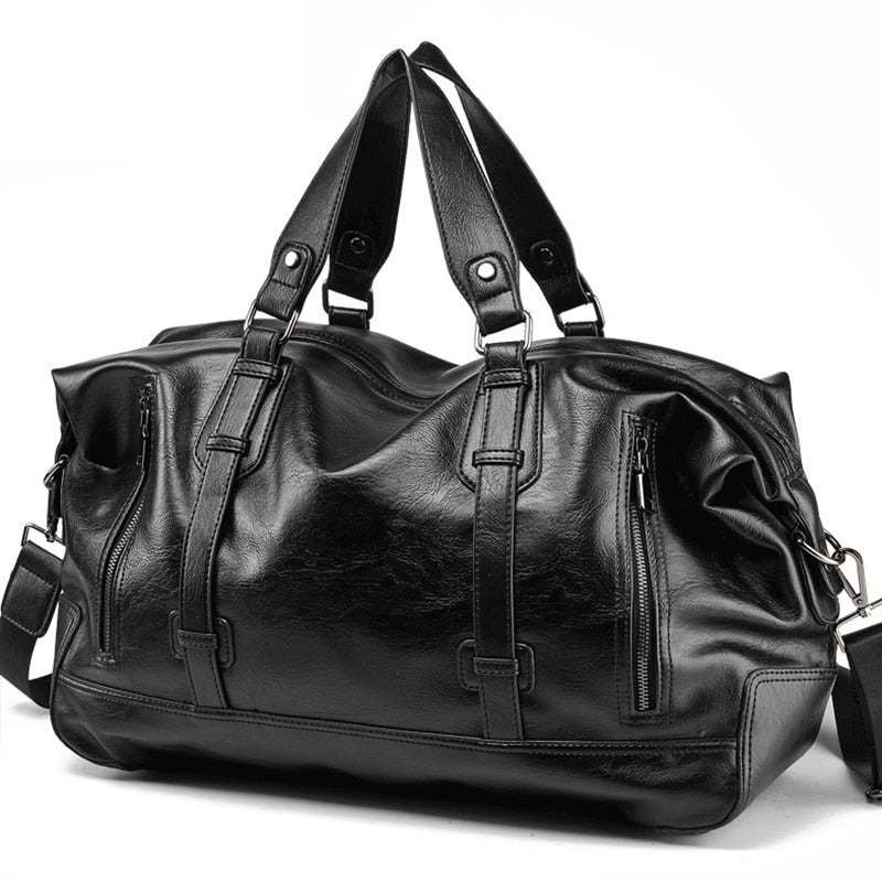 Men/Women Handbag Leather Large Capacity Travel Bag