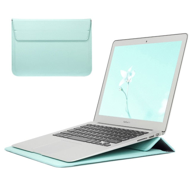 PU Leather Sleeve Protector Bag For Apple laptops