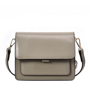 Fashion Woman Shoulder Bag PU Leather Youth Ladies Small Square Bag